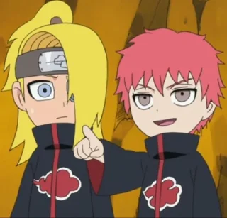 👊 emoji Naruto chibi // @Animes_Sticker Telegram sticker 14 of 24