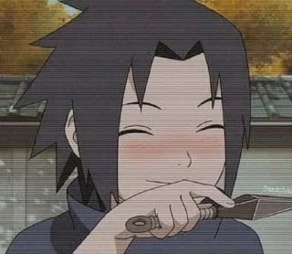 🖤 emoji Naruto Chibi 《 @HeavenlyUchiha 》 Telegram sticker 15 of 64