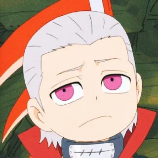 😢 emoji Naruto chibi // @Animes_Sticker Telegram sticker 13 of 24