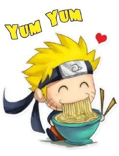 😋 emoji NARUTO CHIBI | @COZYFOCX Telegram sticker 18 of 65