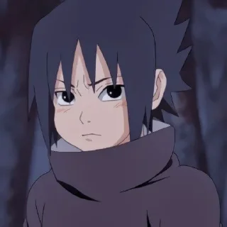 🖤 emoji Naruto Chibi 《 @HeavenlyUchiha 》 Telegram sticker 20 of 64