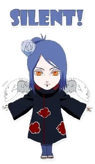 🤫 emoji NARUTO CHIBI | @COZYFOCX Telegram sticker 13 of 65