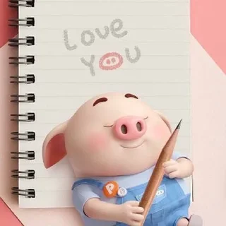 Sticker from “ baby piggy @fullsunday “