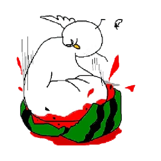 🦆 emoji 一年四季吃烤鴨 @taiwanesestickers Telegram sticker 12 of 40