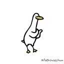 🦆 emoji 日子還是要過鴨3- 鴨鴨動起來二！ @fathousechun Telegram sticker 19 of 21