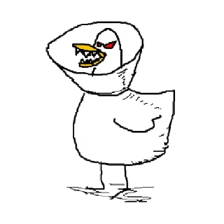 🦆 emoji 一年四季吃烤鴨 @taiwanesestickers Telegram sticker 18 of 40