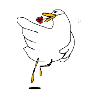 🦆 emoji 一年四季吃烤鴨 @taiwanesestickers Telegram sticker 7 of 40