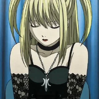 ✖️ emoji Misa Amane ҂ @StickerAnimePack Telegram sticker 16 of 85