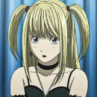 ✖️ emoji Misa Amane ҂ @StickerAnimePack Telegram sticker 18 of 85