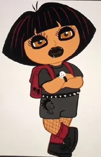 ☺️ emoji dora Telegram sticker 13 of 15