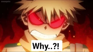Sticker from Young Bakugo
