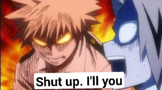 Sticker from Young Bakugo