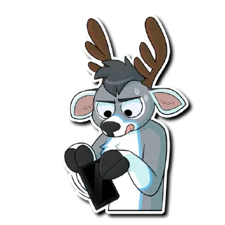 🤲 emoji Riley the Deer Telegram sticker 22 of 81