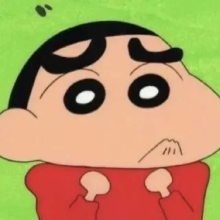 ☹ emoji sinchan Telegram sticker 6 of 17