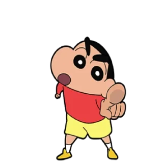 😬 emoji Sinchan Telegram sticker 5 of 17