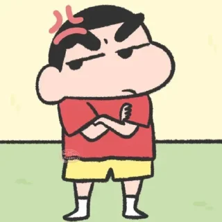 😠 emoji sinchan Telegram sticker 8 of 17