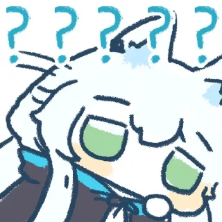 ❓ emoji 小梯云 Telegram sticker 4 of 120