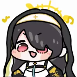 😙 emoji 圣三一 GIF vol.1 @tsugumi42 Telegram sticker 24 of 77