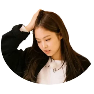 🤦‍♀ emoji Jennie Kim @Stickersey Telegram sticker 24 of 25