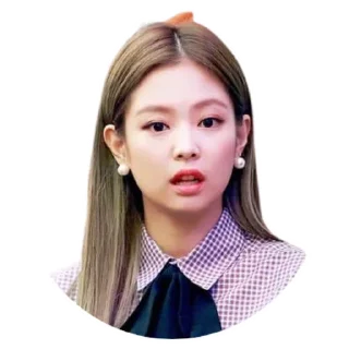 😲 emoji Jennie Kim @Stickersey Telegram sticker 20 of 25