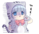 😱 emoji Pretty cat ear boy @reilostickers Telegram sticker 20 of 41