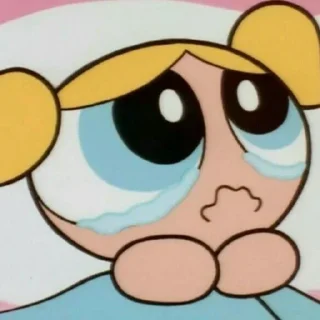😢 emoji Powerpuff Girls Telegram sticker 9 of 34