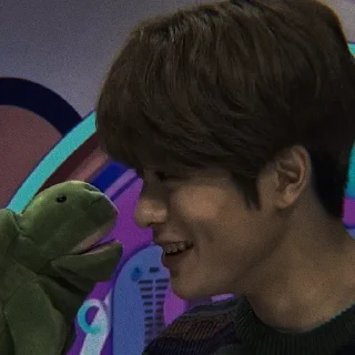 🦅 emoji jaehyun dark by @stickernct Telegram sticker 13 of 32