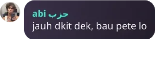 Sticker from lah abi