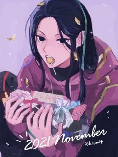 Sticker from Illumi pt1 @Millionaire_kambe.....