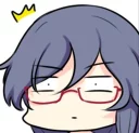 😟 emoji 崩崩崩四格表情包 Telegram sticker 17 of 41