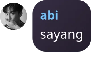 Sticker from abi ganteng pacar gisel