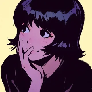 😏 emoji Waifus, ofc Telegram sticker 5 of 120
