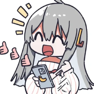 👍 emoji 萝莉斯增强包 Telegram sticker 10 of 107