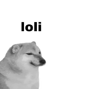 💀 emoji Otaku doge Telegram sticker 12 of 41