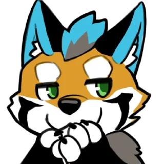 😏 emoji 焦糖狼狼 Telegram sticker 8 of 67