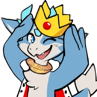 🙌 emoji 焦糖狼狼 Telegram sticker 22 of 67
