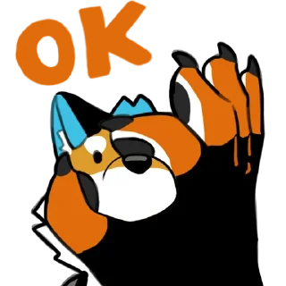 👌 emoji 焦糖狼狼 Telegram sticker 9 of 67