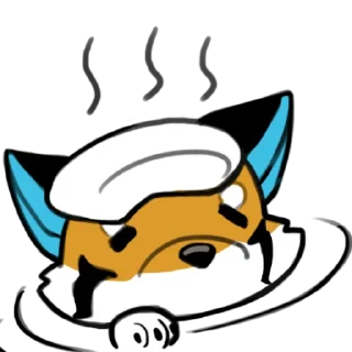 ♨️ emoji 焦糖狼狼 Telegram sticker 15 of 67