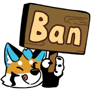 👎 emoji 焦糖狼狼 Telegram sticker 17 of 67