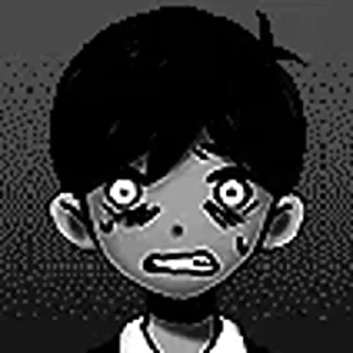 😰 emoji Omori Telegram sticker 1 of 27