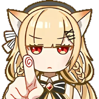 🫵 emoji mayumi Telegram sticker 8 of 35