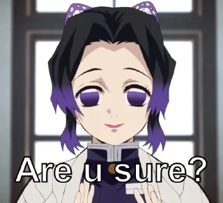 🤔 emoji Shinobu Telegram sticker 8 of 39