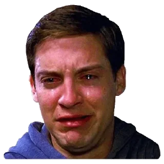 😭 emoji Spiderman | @tarahume | @StickerXtara Telegram sticker 1 of 113