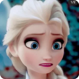 Sticker from Elsa Frozen