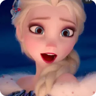 😃 emoji Elsa Frozen Telegram sticker 13 of 24