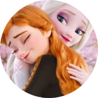 🤗 emoji Elsa Frozen Telegram sticker 8 of 24