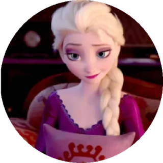 😏 emoji Elsa Frozen Telegram sticker 12 of 24