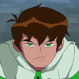 😑 emoji Ben 10 Omniverse @bestStickers69 — @stckrRobot Telegram sticker 15 of 120