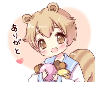 Sticker from Boy of a squirrel @bistic