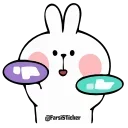 👍 emoji @Opstickerpacks ✨ Rabbit 🌸💫 Telegram sticker 5 of 24